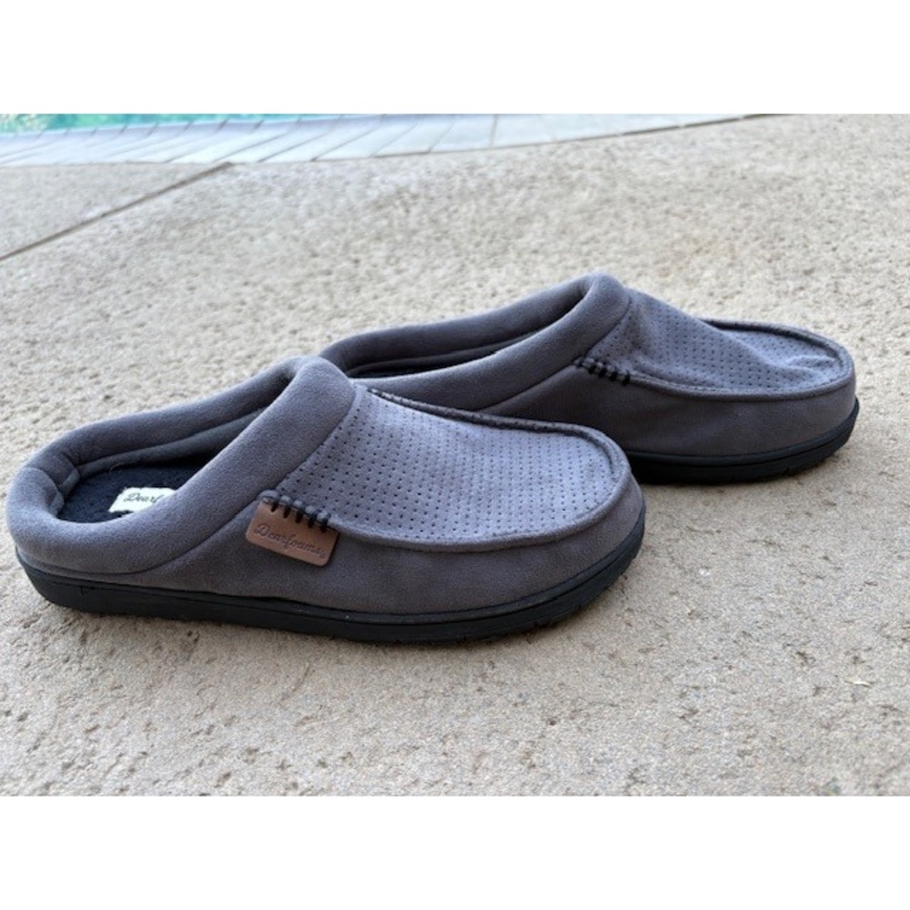 Dearfoams Slippers Clog Indoor Outdoor Comfort Cozy House Shoes Size 9-10 - Picture 2 of 6